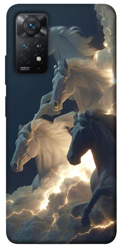 Чехол itsPrint Cloud Horses для Xiaomi Redmi Note 11 Pro 4G/5G, животные, купить оптом с доставкой