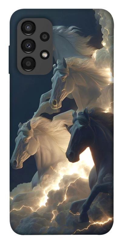 Чехол itsPrint Cloud Horses для Samsung Galaxy A13 4G, животные, купить оптом с доставкой