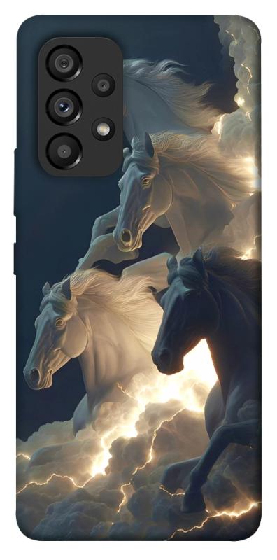 Чехол itsPrint Cloud Horses для Samsung Galaxy A53 5G, животные, купить оптом с доставкой
