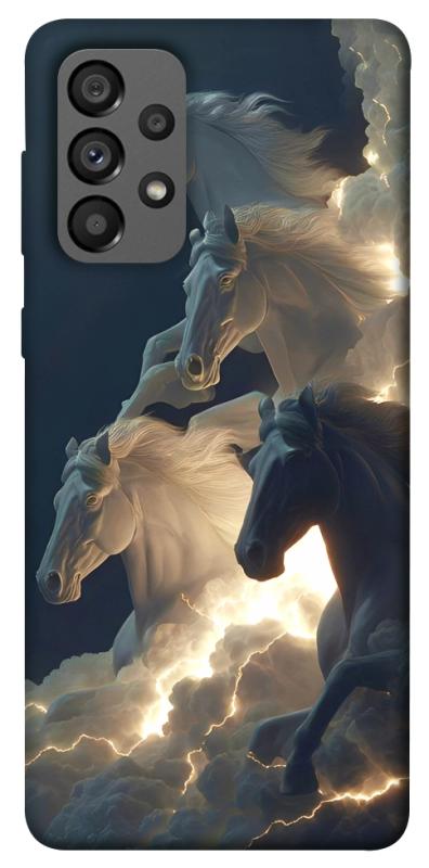 Чехол itsPrint Cloud Horses для Samsung Galaxy A73 5G, животные, купить оптом с доставкой