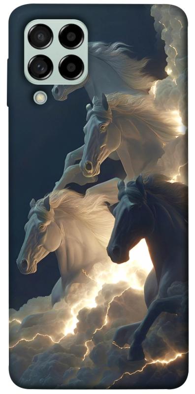 Чехол itsPrint Cloud Horses для Samsung Galaxy M53 5G, животные, купить оптом с доставкой