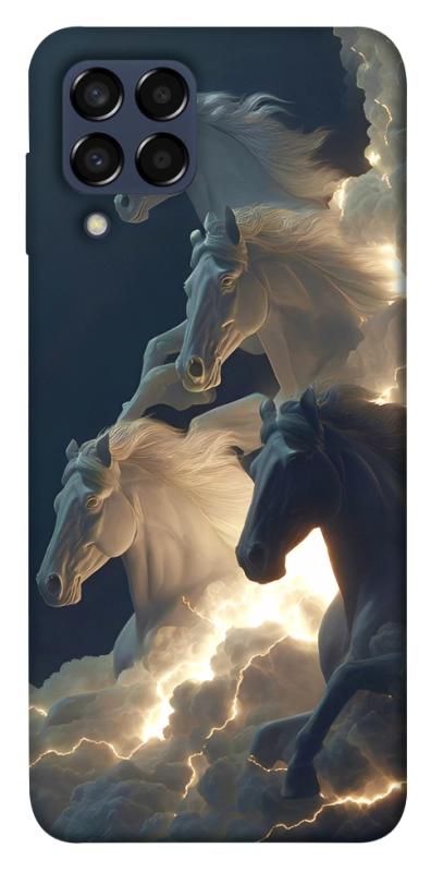 Чехол itsPrint Cloud Horses для Samsung Galaxy M33 5G, животные, купить оптом с доставкой