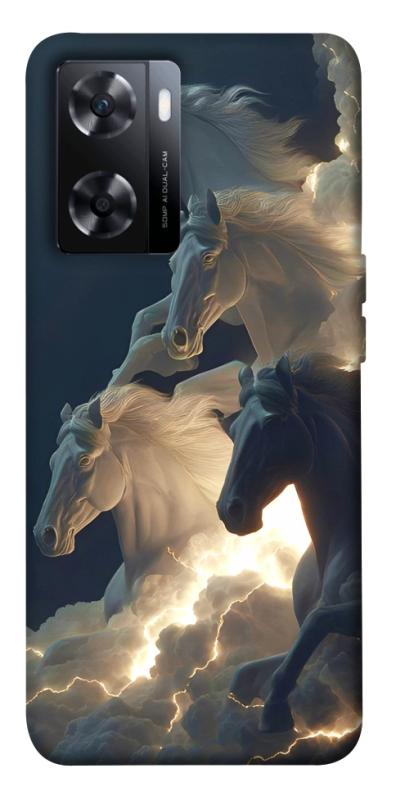 Чехол itsPrint Cloud Horses для OnePlus Nord N20 SE, животные, купить оптом с доставкой