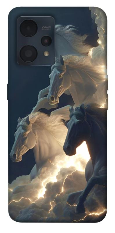 Чехол itsPrint Cloud Horses для Realme 9 4G / 9 Pro+, животные, купить оптом с доставкой