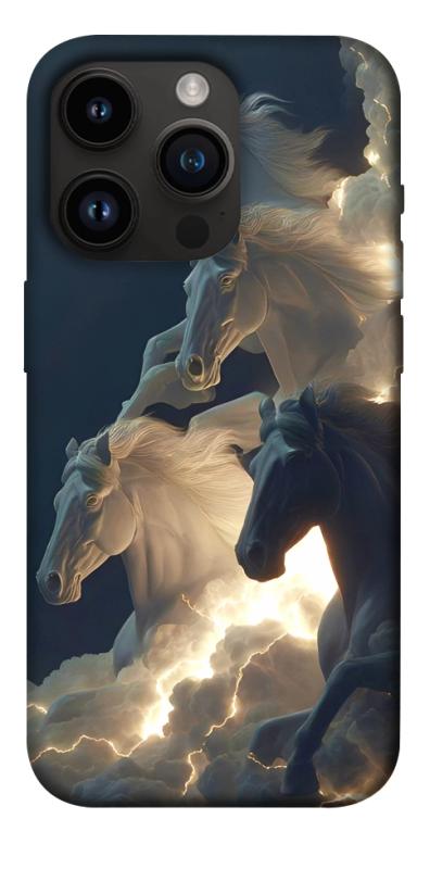 Чехол itsPrint Cloud Horses для Apple iPhone 14 Pro (6.1"), животные, купить оптом с доставкой