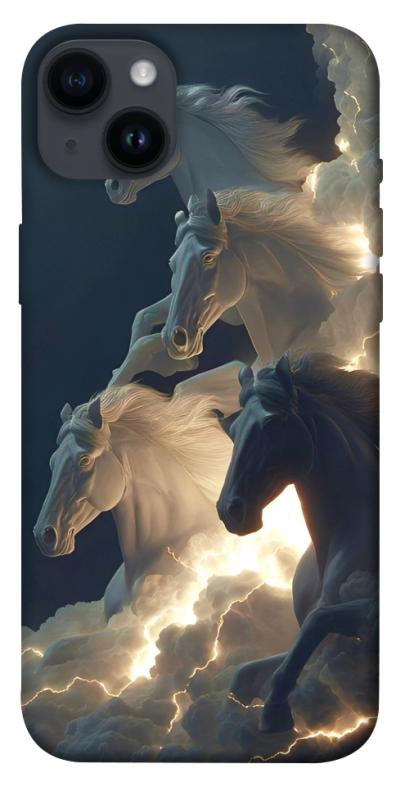 Чехол itsPrint Cloud Horses для Apple iPhone 14 Plus (6.7"), животные, купить оптом с доставкой