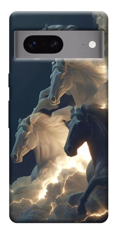 Чехол itsPrint Cloud Horses для Google Pixel 7, животные, купить оптом с доставкой