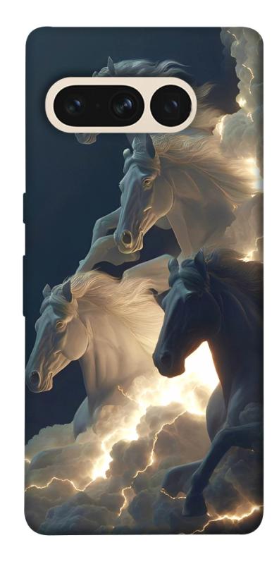 Чехол itsPrint Cloud Horses для Google Pixel 7 Pro, животные, купить оптом с доставкой