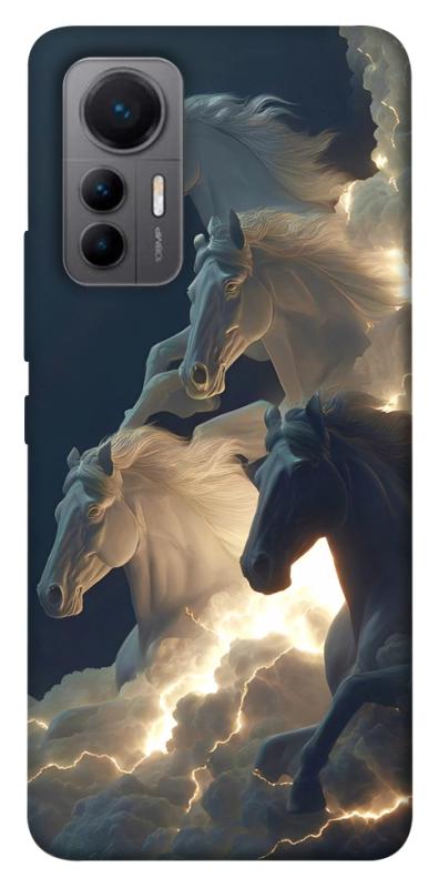 Чехол itsPrint Cloud Horses для Xiaomi 12 Lite, животные, купить оптом с доставкой