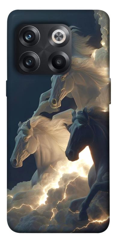 Чехол itsPrint Cloud Horses для OnePlus 10T, животные, купить оптом с доставкой