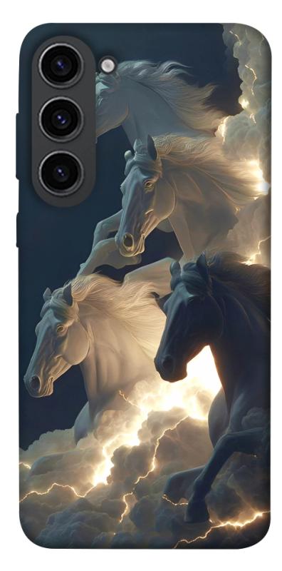 Чехол itsPrint Cloud Horses для Samsung Galaxy S23, животные, купить оптом с доставкой