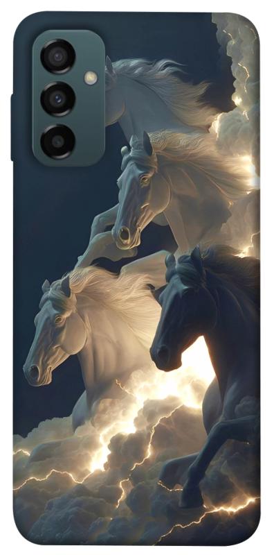 Чехол itsPrint Cloud Horses для Samsung Galaxy M14 5G, животные, купить оптом с доставкой