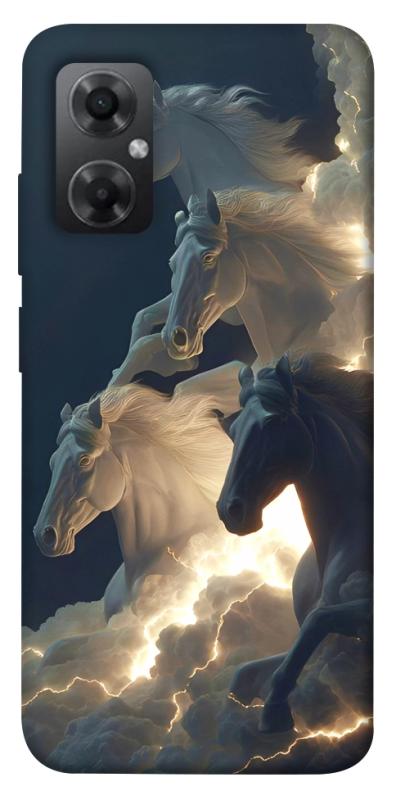 Чехол itsPrint Cloud Horses для Xiaomi Redmi Note 11R, животные, купить оптом с доставкой