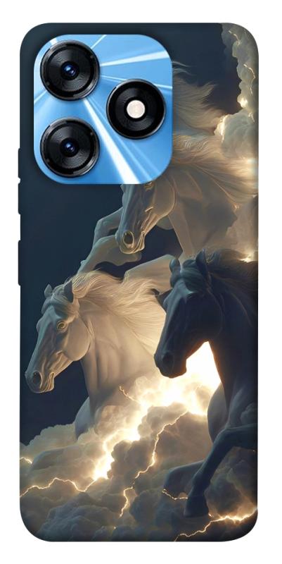 Чехол itsPrint Cloud Horses для TECNO Spark 10 Pro, животные, купить оптом с доставкой
