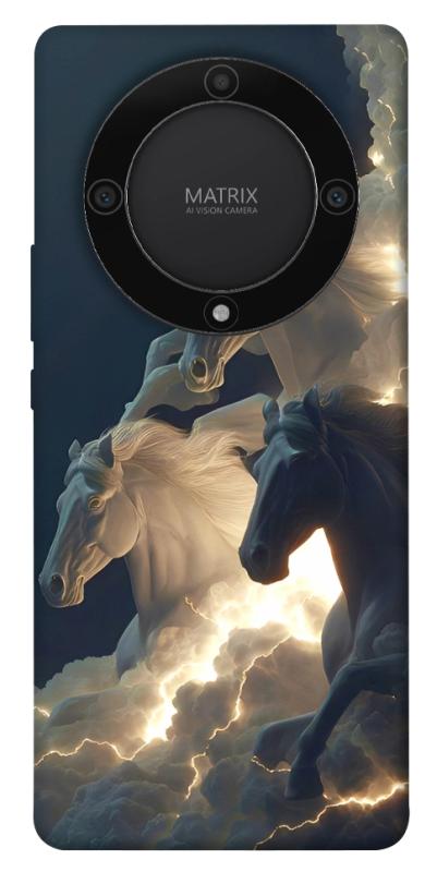 Чехол itsPrint Cloud Horses для Huawei Magic5 Lite, животные, купить оптом с доставкой