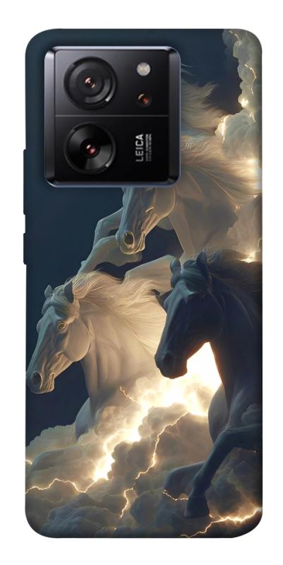 Чехол itsPrint Cloud Horses для Xiaomi 13T, животные, купить оптом с доставкой