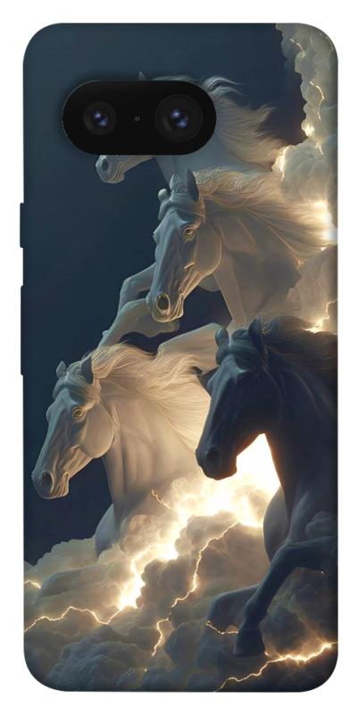 Чехол itsPrint Cloud Horses для Google Pixel 8, животные, купить оптом с доставкой