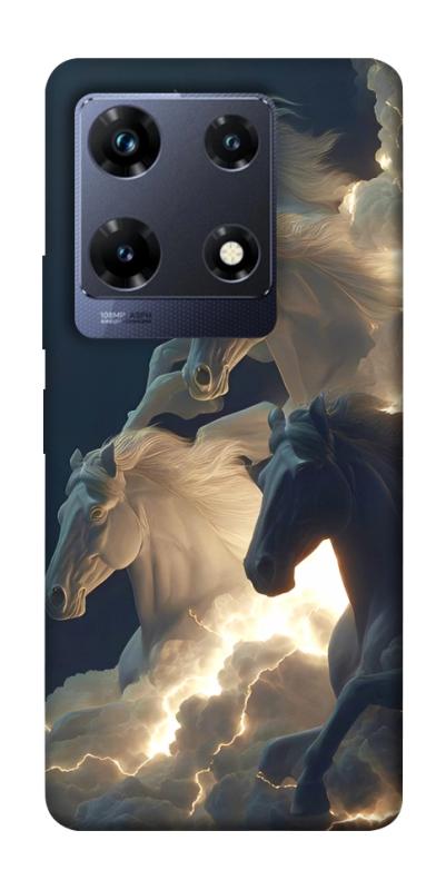 Чехол itsPrint Cloud Horses для Infinix Note 30 Pro, животные, купить оптом с доставкой