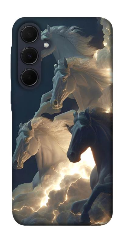 Чехол itsPrint Cloud Horses для Samsung Galaxy A55, животные, купить оптом с доставкой