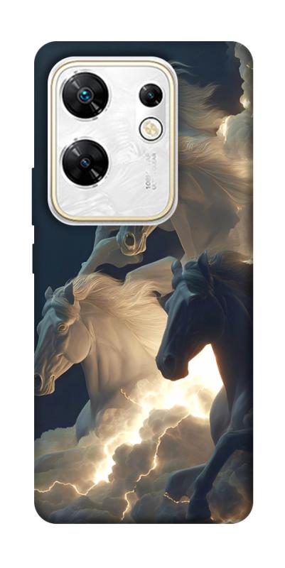 Чехол itsPrint Cloud Horses для Infinix Zero 30 4G, животные, купить оптом с доставкой