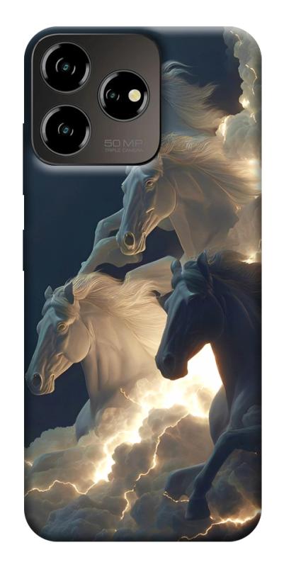 Чехол itsPrint Cloud Horses для ZTE Blade V50 Desing 4G, животные, купить оптом с доставкой