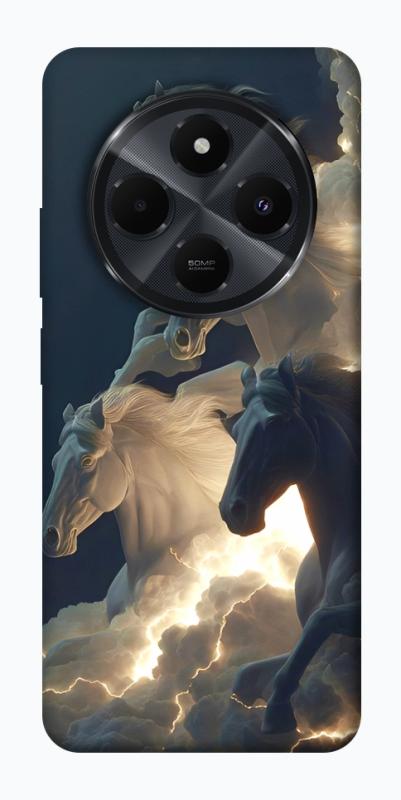 Чехол itsPrint Cloud Horses для Xiaomi Redmi 14C / Poco C75, животные, купить оптом с доставкой