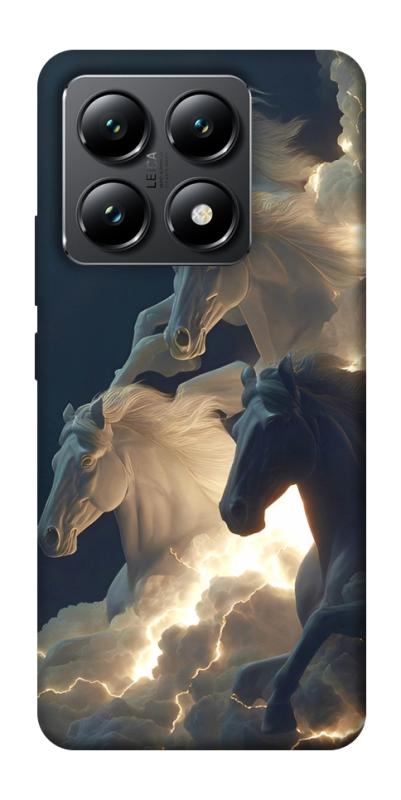 Чехол itsPrint Cloud Horses для Xiaomi 14T, животные, купить оптом с доставкой