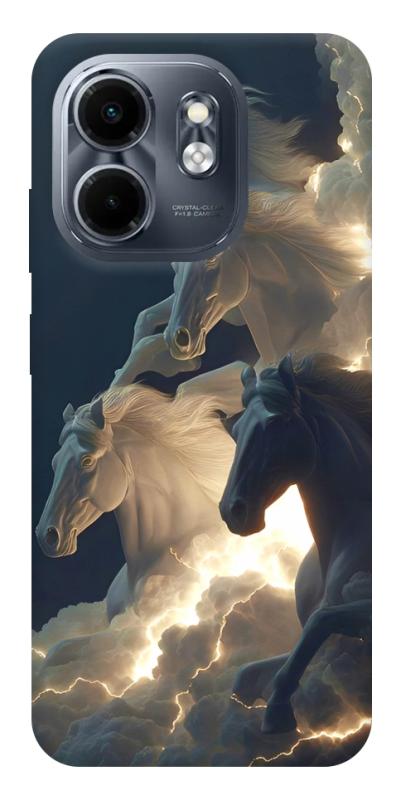 Чехол itsPrint Cloud Horses для Infinix Smart 9 4G / Hot 50i, животные, купить оптом с доставкой