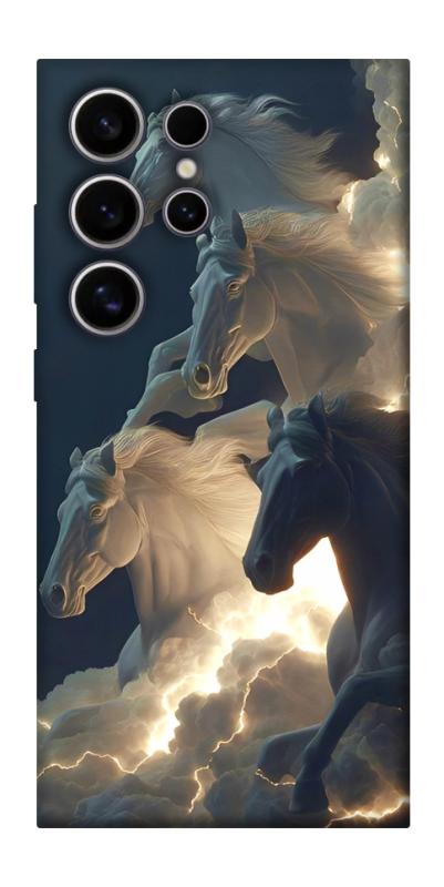 Чехол itsPrint Cloud Horses для Samsung Galaxy S25 Ultra, животные, купить оптом с доставкой