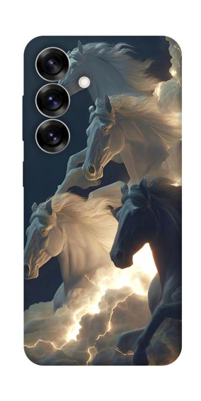 Чехол itsPrint Cloud Horses для Samsung Galaxy S25+, животные, купить оптом с доставкой