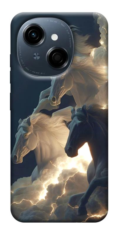 Чехол itsPrint Cloud Horses для TECNO Spark Go 1, животные, купить оптом с доставкой