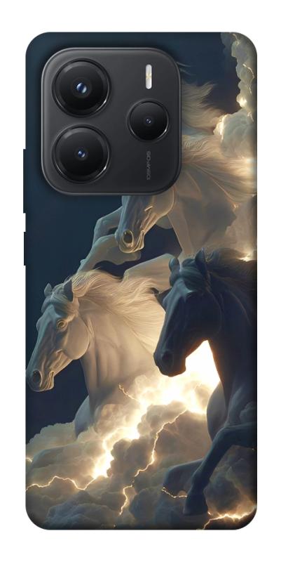 Чехол itsPrint Cloud Horses для Xiaomi Redmi Note 14 5G, животные, купить оптом с доставкой