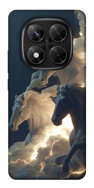 Чехол itsPrint Cloud Horses для Xiaomi Redmi Note 14 Pro 5G, животные, купить оптом с доставкой