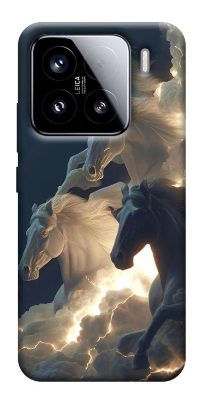 Чехол itsPrint Cloud Horses для Xiaomi 15, животные, купить оптом с доставкой