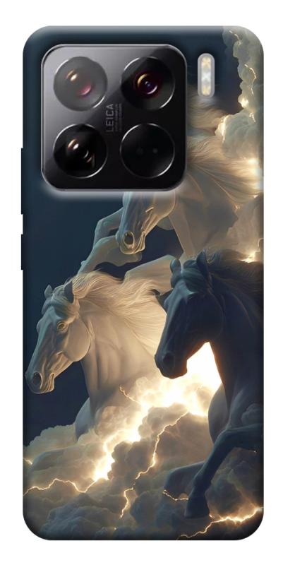 Чехол itsPrint Cloud Horses для Xiaomi 15 Pro, животные, купить оптом с доставкой