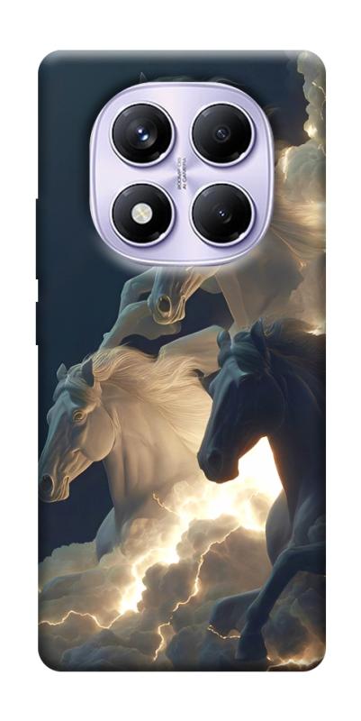 Чехол itsPrint Cloud Horses для Xiaomi Redmi Note 14 Pro 4G, животные, купить оптом с доставкой