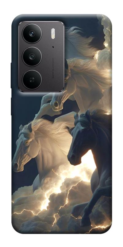Чехол itsPrint Cloud Horses для Realme C75, животные, купить оптом с доставкой