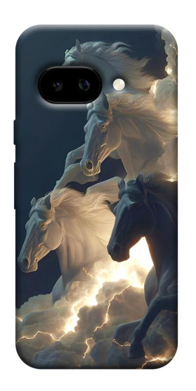 Чехол itsPrint Cloud Horses для Google Pixel 9a, животные, купить оптом с доставкой