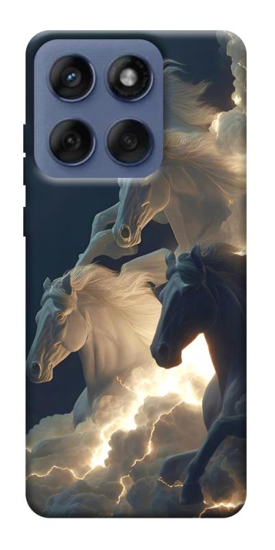 Чехол itsPrint Cloud Horses для Motorola Edge 60 Fusion, животные, купить оптом с доставкой
