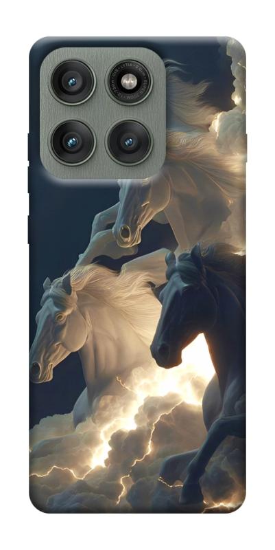 Чехол itsPrint Cloud Horses для Motorola Edge 60 Pro, животные, купить оптом с доставкой