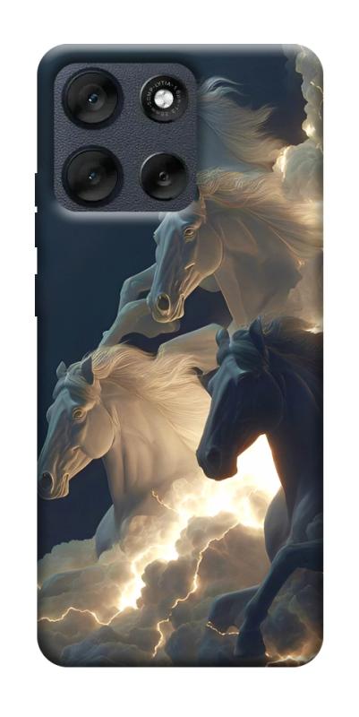 Чехол itsPrint Cloud Horses для Motorola Moto G56 5G, животные, купить оптом с доставкой