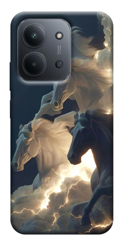 Чехол itsPrint Cloud Horses для Xiaomi Redmi 15C (EU), животные, купить оптом с доставкой