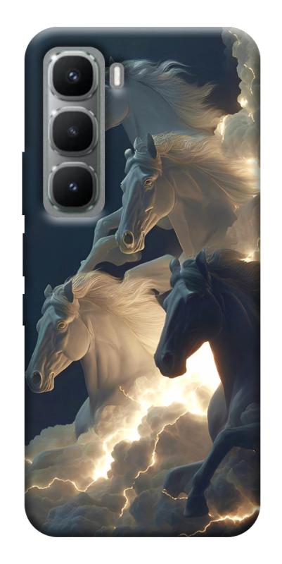 Чехол itsPrint Cloud Horses для Infinix Hot 60 Pro, животные, купить оптом с доставкой