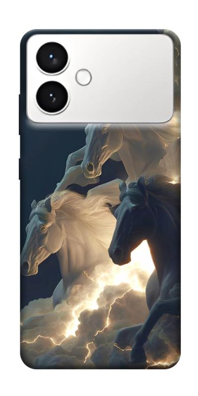Чехол itsPrint Cloud Horses для Samsung Galaxy S26+, животные, купить оптом с доставкой
