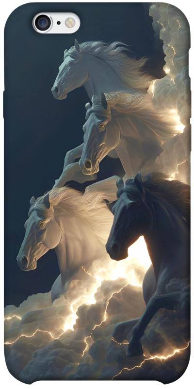 Чехол itsPrint Cloud Horses для Apple iPhone 6/6s plus (5.5"), животные, купить оптом с доставкой