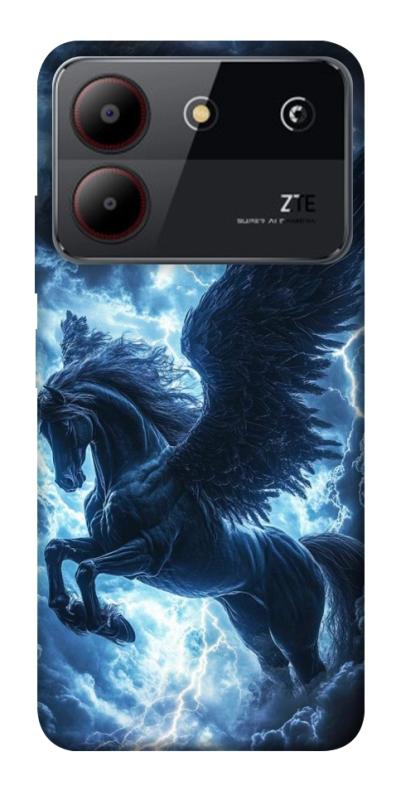 Чехол itsPrint Dark heaven для ZTE Blade A54 4G, животные, купить оптом с доставкой