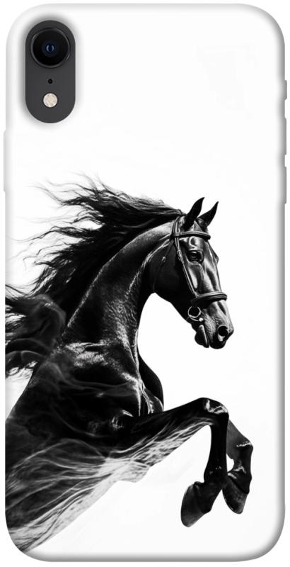 Чехол itsPrint Dark Horse для Apple iPhone XR (6.1"), животные, купить оптом с доставкой