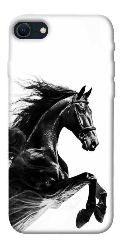 Чехол itsPrint Dark Horse для Apple iPhone SE (2020), животные, купить оптом с доставкой