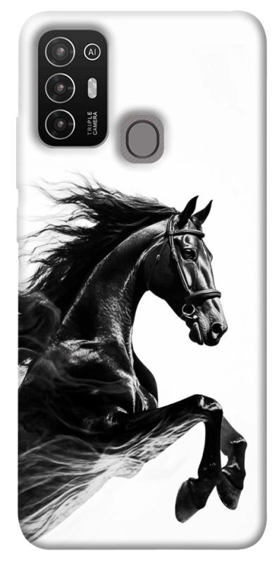 Чехол itsPrint Dark Horse для ZTE Blade A52, животные, купить оптом с доставкой