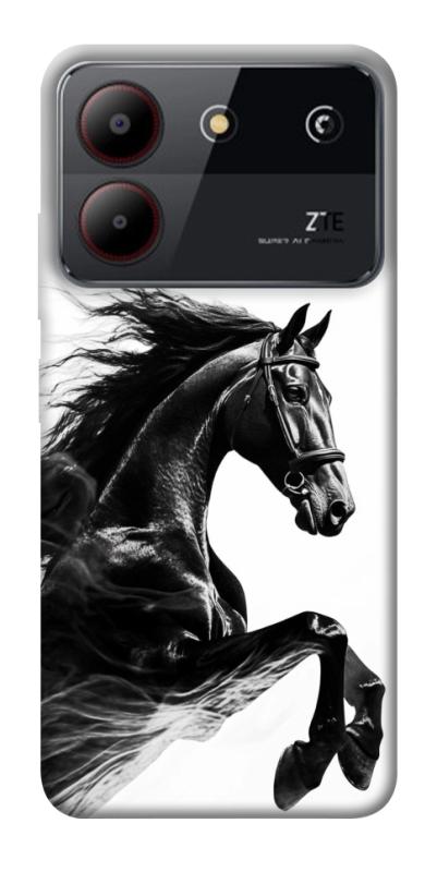 Чехол itsPrint Dark Horse для ZTE Blade A54 4G, животные, купить оптом с доставкой